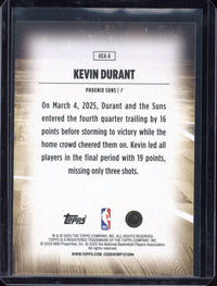 2025 Topps Basketball Kevin Durant Home Court #HCA-6