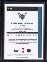 2025 Topps Chrome Kon Knueppel RC Mojo Refractor #TC-KK