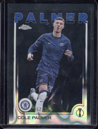 compare product 2025 Topps Chrome UCC Cole Palmer /10 #32
