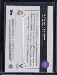 2025 Topps Chrome UCC Jude Bellingham Hero Variation #22