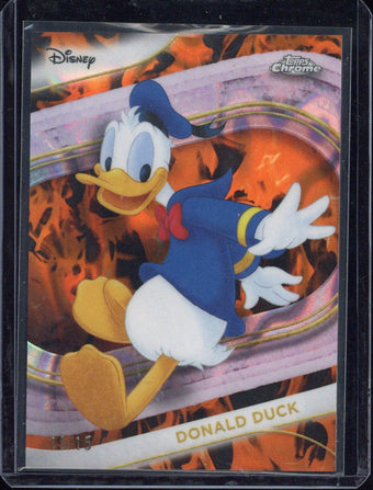 compare product 2025 Topps Chrome Disney Donald Duck /15 #34