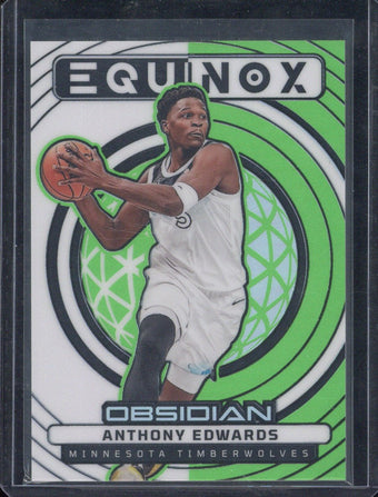 compare product 2024-25 Panini Obsidian Basketball Anthony Edwards Equinox /25 #13