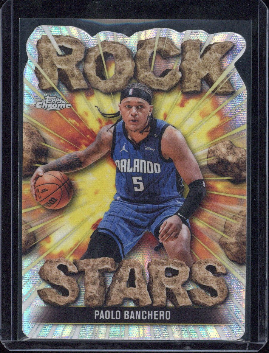 2025 Topps Chrome  Paolo Banchero Rock Stars #RS-9