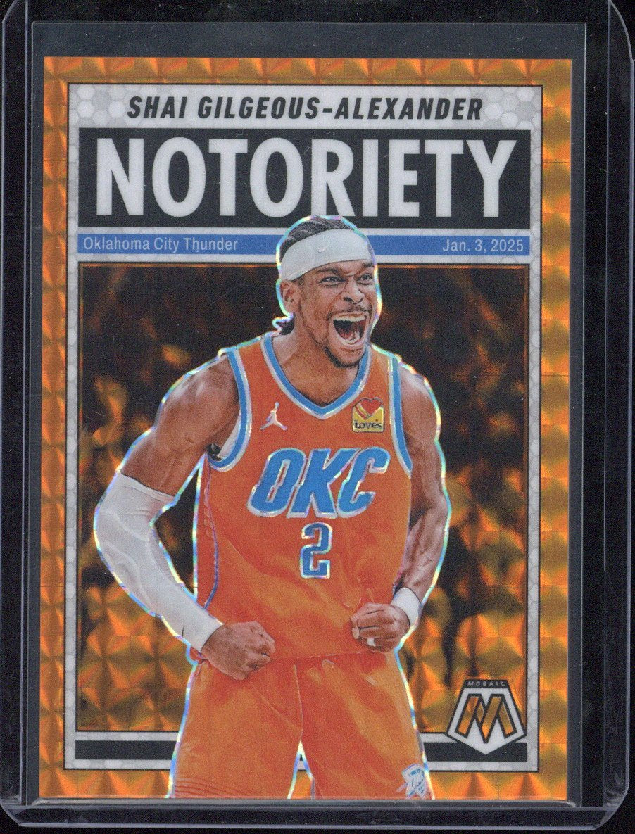 2024-25 Panini Mosaic Basketball  Shai Gilgeous-Alexander /49 #7