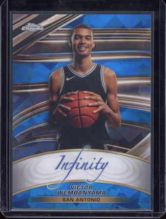 compare product 2025 Topps Chrome Infinity Victor Wembanyama #I-5