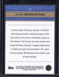 2025 Topps Chrome Infinity Victor Wembanyama #I-5