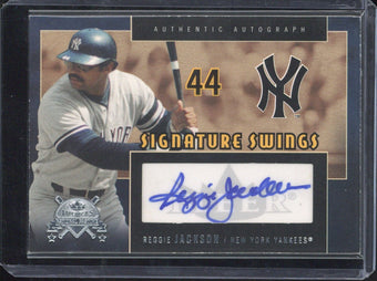 compare product 2005 Fleer National Pastime MLB Reggie Jackson Autograph #SS-RJ