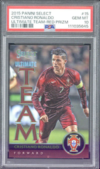 2015 Panini Select Soccer Cristiano Ronaldo Ultimate Team /199 #15