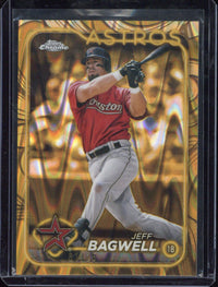 2024 Topps Chrome Gilded Jeff Bagwell Astros /25 #123