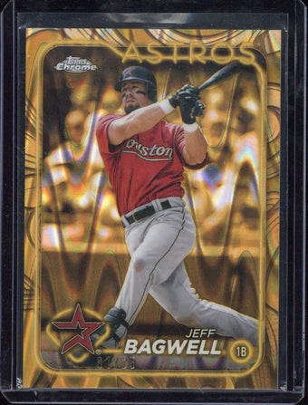 compare product 2024 Topps Chrome Gilded Jeff Bagwell Astros /25 #123