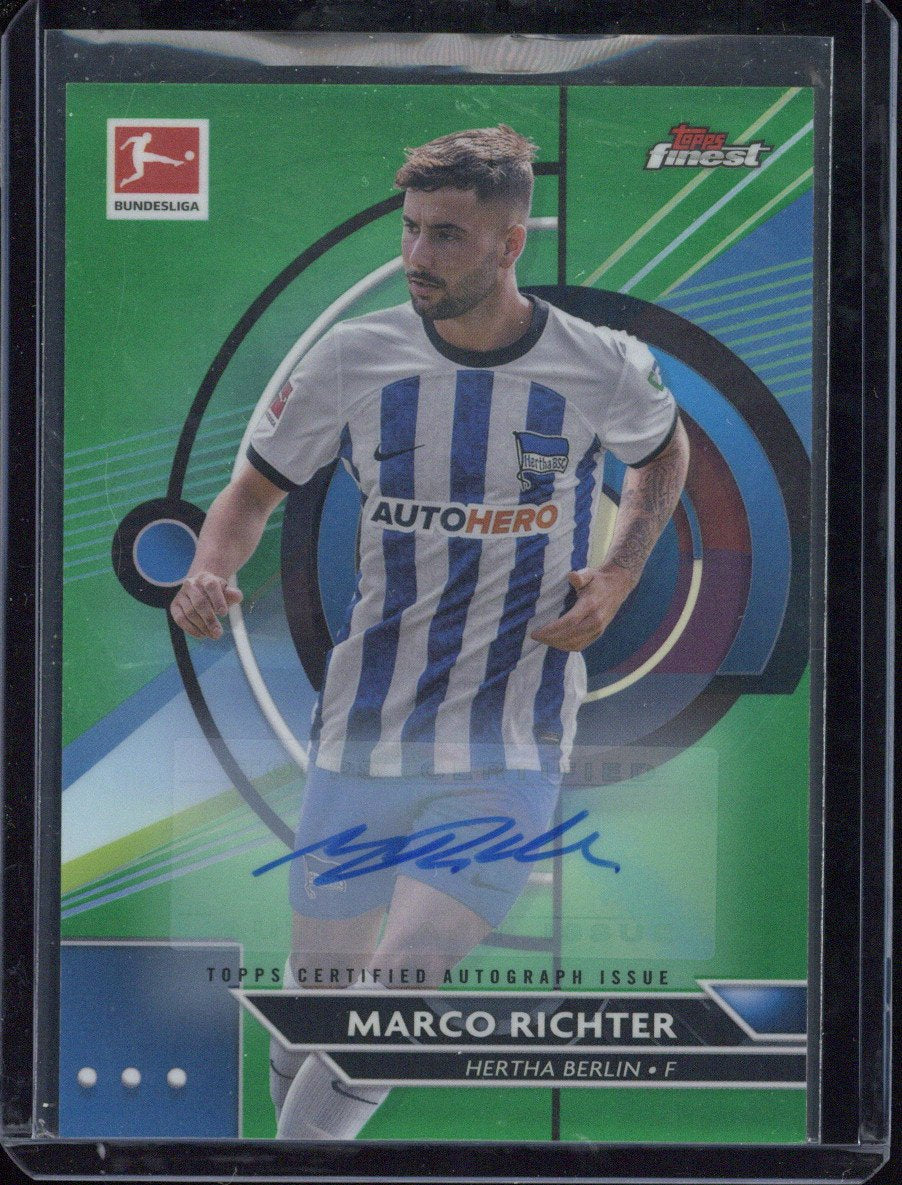 2023 Topps Finest Bundesliga Marco Richter Autograph /50 #14