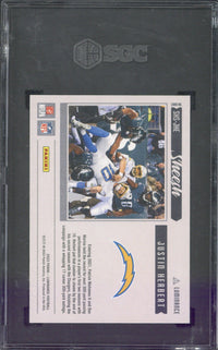 2022 Panini Luminance Football Justin Herbert Sheesh /10 #SHS-JHE SGC 9.5