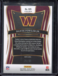 2024 Panini Select Football Dante Fowler Jr. /81 #325