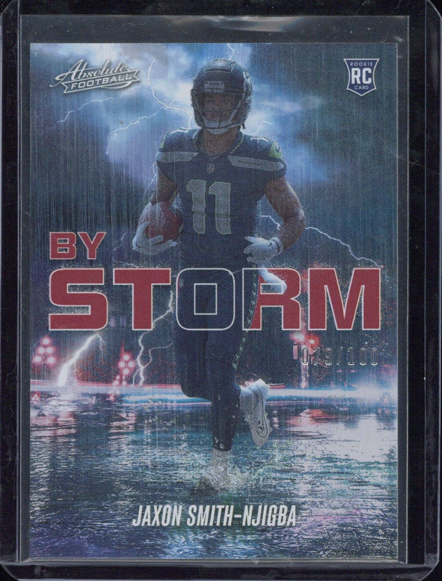 2023 Panini Absolute Football Jaxon Smith-Njigba RC /100 #BST-9