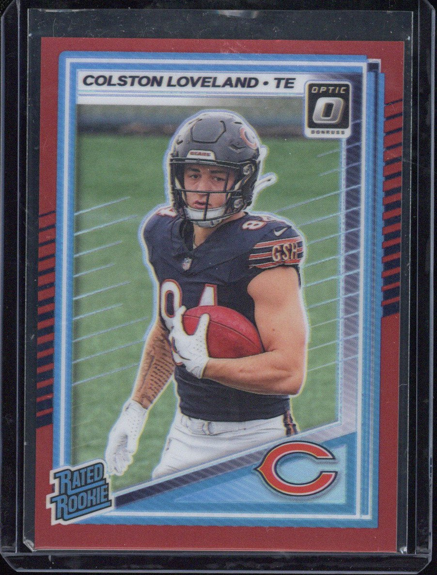 2025 Panini Donruss Optic Football Colston Loveland Rated Rookie /149 #204