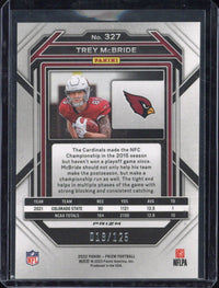 2022 Panini Football Trey McBride RC /125 #327