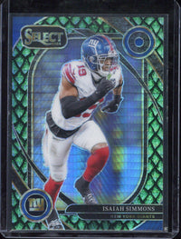 2024 Panini Prizm Select Football Isaiah Simmons /81 #261