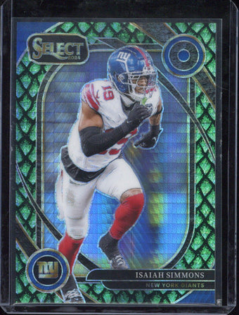 compare product 2024 Panini Prizm Select Football Isaiah Simmons /81 #261