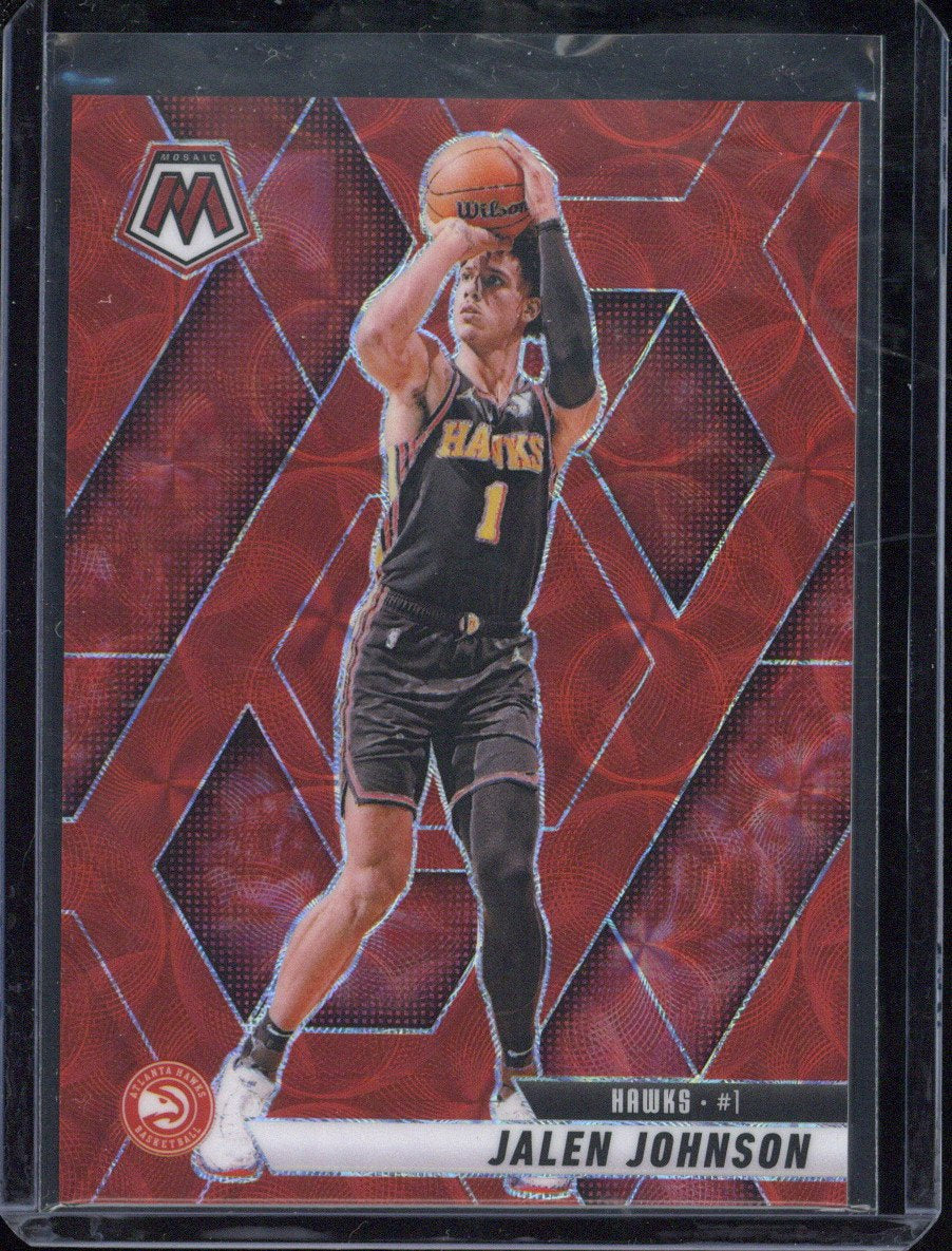 2024/25 Panini Prizm Mosaic Basketball Jalen Johnson /75 #35