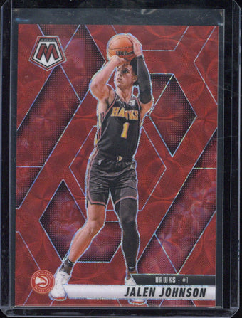 compare product 2024/25 Panini Prizm Mosaic Basketball Jalen Johnson /75 #35