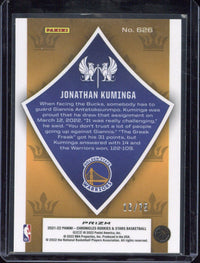2021/22 Panini Prizm Chronicles Rookies & Stars Basketball Jonathan Kuminga RC /75 #626