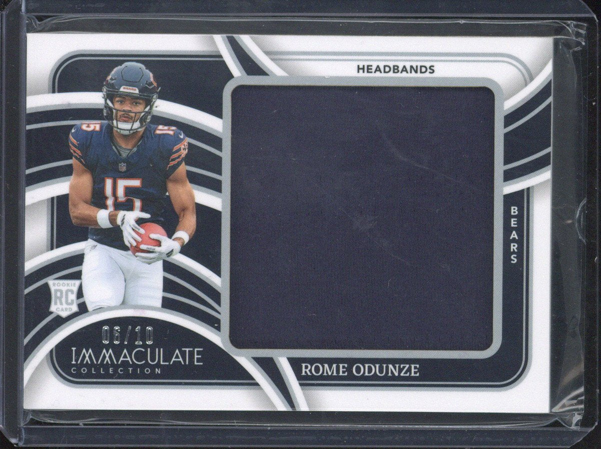 2024 Panini Immaculate Collection Football Rome Odunze RC Patch /10 #RJL-ROE