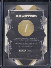2025/26 Topps Los Blancos Thibaut Courtois Autograph #PP-TC