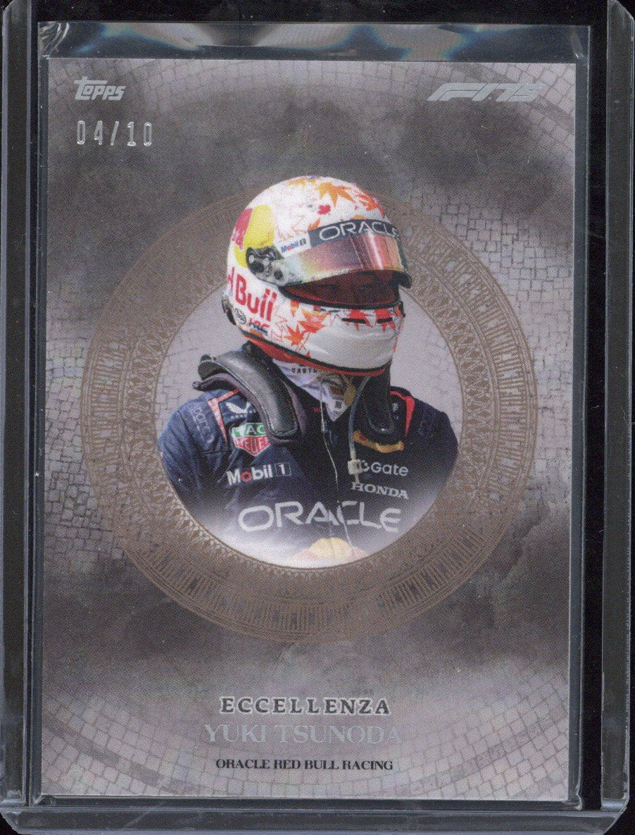 2025 Topps Eccellenza F1 Yuki Tsunoda /10