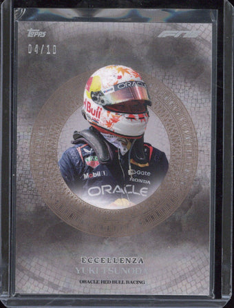 compare product 2025 Topps Eccellenza F1 Yuki Tsunoda /10