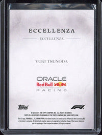 2025 Topps Eccellenza F1 Yuki Tsunoda /10