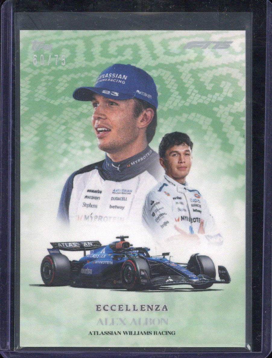 2025 Topps Eccellenza F1 Alex Albon /75