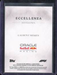 2025 Topps Eccellenza F1 Laurent Mekies /99