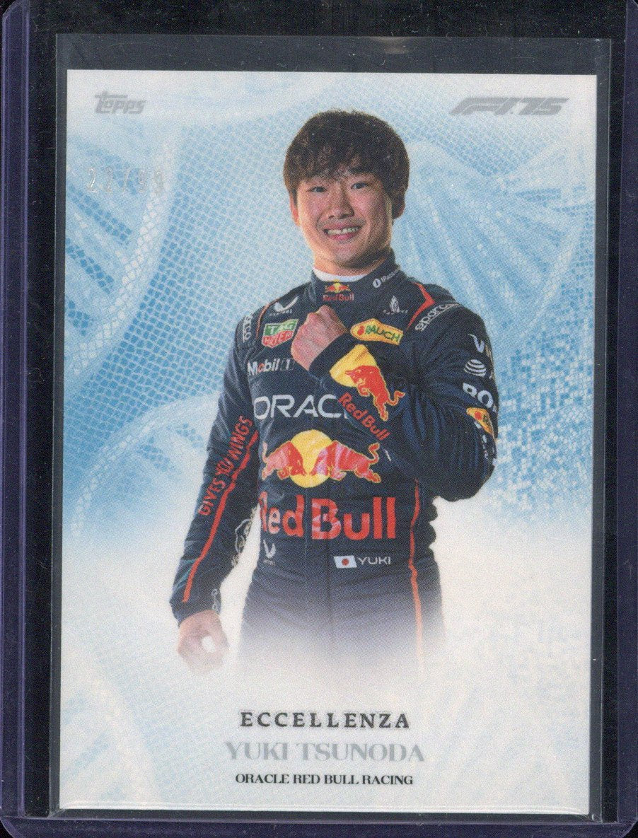 2025 Topps Eccellenza F1 Yuki Tsunoda /99