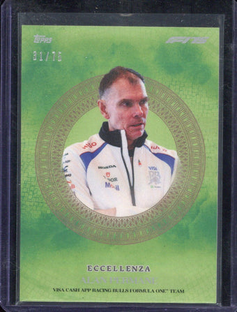compare product 2025 Topps Eccellenza F1 Alan Permane /75