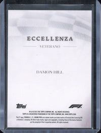 2025 Topps Eccellenza F1 Damon Hill /99