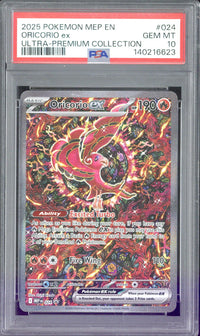 2025 Pokemon Ultra Premium Collection Oricorio EX #024 PSA 10