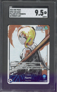 2023 One Piece Pillars Of Strength Nami #OP03-040 SGC 9.5