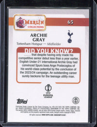 2025 Topps Merlin Archie Gray #65 /50