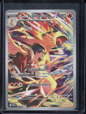 compare product 2025 Pokemon DRI EN Ethan's Typhlosion IR #190