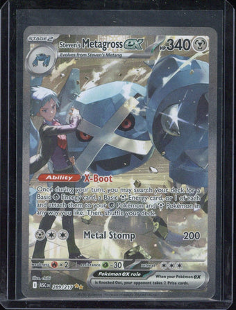 compare product 2026 Pokemon Ascended Heroes Steven's Metagross ex #289
