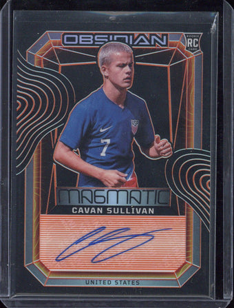 compare product 2024-25 Panini Obsidian Cavan Sullivan RC Autograph /149 #MS-CS