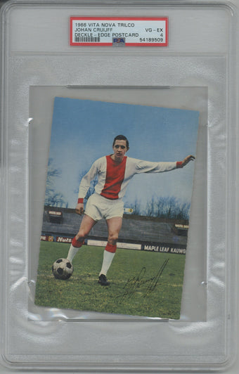 compare product 1966 Vita Nova Trilco Postcard Johan Cruyff ROOKIE PSA 4 VGEX