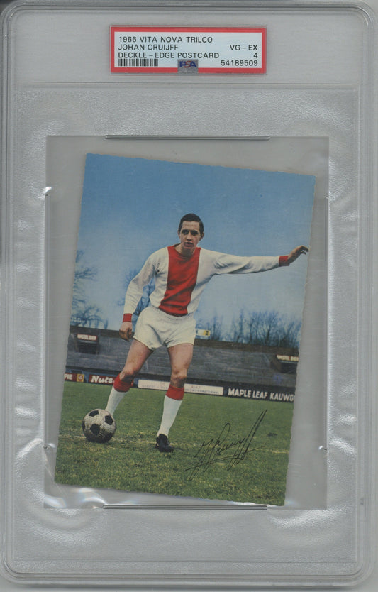 1966 Vita Nova Trilco Postcard Johan Cruyff ROOKIE PSA 4 VGEX