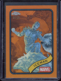 2025 Topps Chrome Marvel Iceman /25 #179