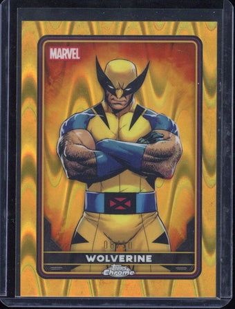 compare product 2025 Topps Chrome Marvel Wolverine /50 #5