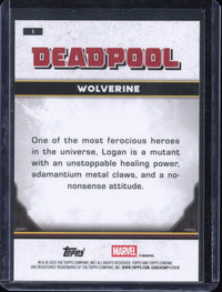 2025 Topps Chrome Marvel Wolverine /50 #5