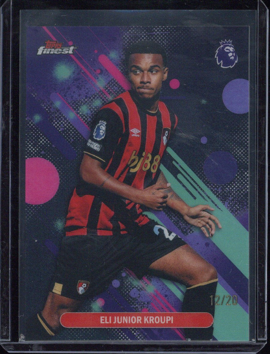 2025-26 Topps Finest Premier League Eli Junior Kroupi /20 #3