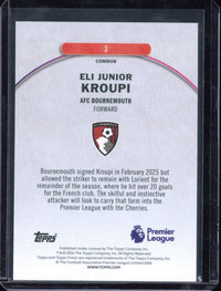 2025-26 Topps Finest Premier League Eli Junior Kroupi /20 #3