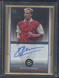 2024-25 Topps Museum UCC Dennis Bergkamp Framed Autograph /75 #FA-DB