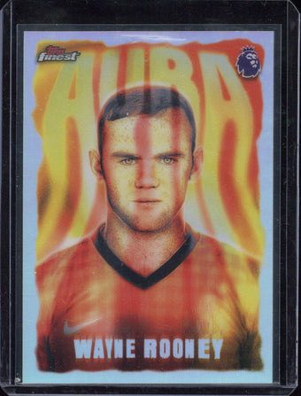 compare product 2025-26 Topps Finest Premier League Wayne Rooney Aura #AU-12